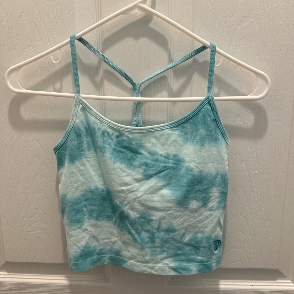 PINK Victoria’s Secret Tie-Dye Blue Women’s Tank Top